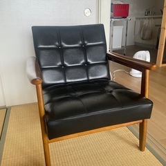 カリモク　ソファー１Ｐの画像