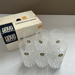 HOYA CRISTAL グラス　６個の画像
