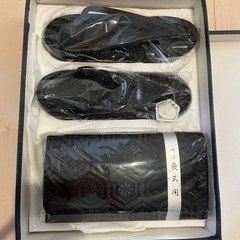 和装用バック草履セット（男女2人分）の画像