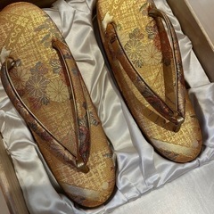 和装用バック草履セット（男女2人分）の画像