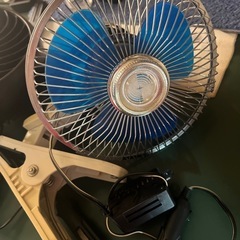 扇風機　車　シガーの画像