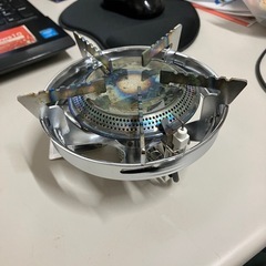 I2508-365 パール金属 キャプテンスタッグ 小型ガスバーナーコンロ M-7901E 動作確認済み ※ガスは付いていません 中古の画像