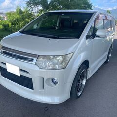 デリカD5プレミアム　両側パワースライド バックカメラ　ナビ　車中泊　キャンプ等への画像