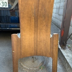 カリモク椅子　4脚セットの画像