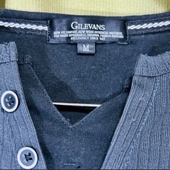 【8/15(金)まで】【GILEVANS】カットソー ストライプ 半袖T シャツ Mサイズ 未使用に近いの画像