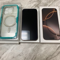 【美品】iPhone 16 Pro 256GB デザートチタニウム おまけ付きの画像