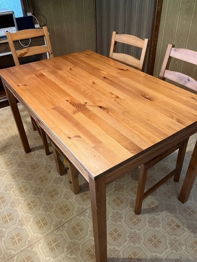 イケア ダイニングテーブルセットヨックモックJOKKMOKK