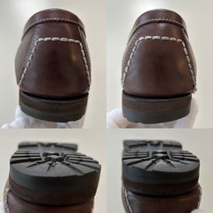 リーガルクラブメンズコインローファー紳士靴スリッポン革靴くつ紐なし靴クツ25.5センチ茶色ブラウン男性用ビジネスシューズカジュアルの画像
