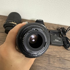 ニコン Nikon D5000 レンズ 18-55mm と　55-200mmの画像