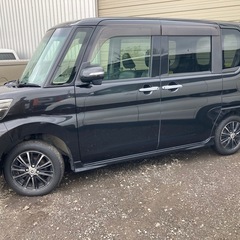 コミコミ48万円！！タントカスタム！！車検２年付！4WD！片側電動スライドドア！バックカメラ！ワンセグTVナビ！アイドリングストップ！衝突軽減装着車！の画像