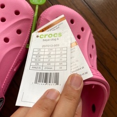 crocs baya clog k ピンク 20サイズ 20cm クロックスの画像
