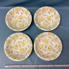 2508-11  ピカチュウボウル皿　4枚セットの画像