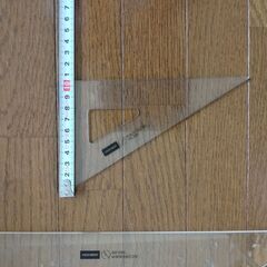 UCHIDA製製図用三角定規3種類セットの画像