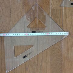 UCHIDA製製図用三角定規3種類セットの画像