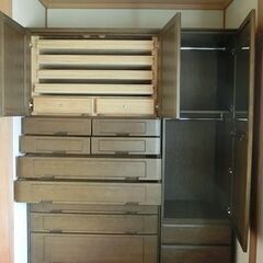 洋服タンス　洋服たんす　クローゼット　ワードローブ　タンス　たんす　箪笥　の画像