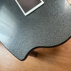 ローテーブル黒　高さ30センチ　キズ多少あり。の画像