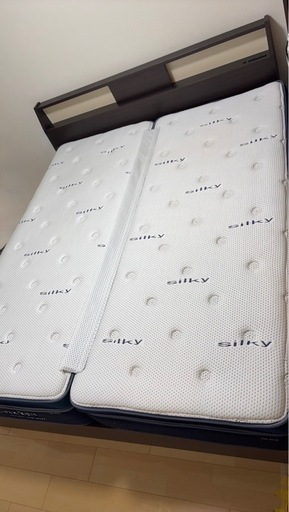 ニトリオリジナルベッド床下収納付き・マットレス付き