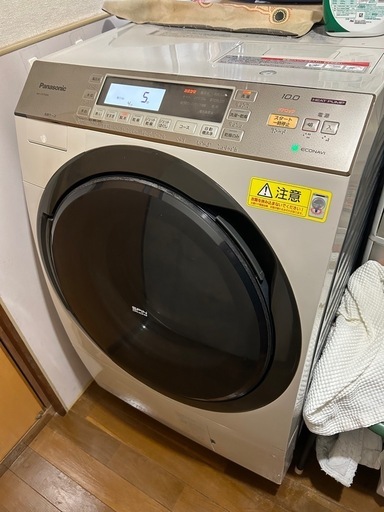 Panasonic ドラム式洗濯乾燥機　2025/7業者分解清掃済み　追記
