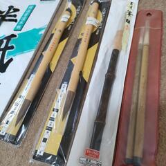 ５１４　未開封品あり　習字　毛筆　筆　書道　半紙　玄海の画像