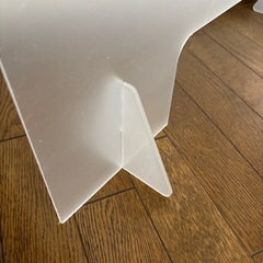 新品　透明　パーテーション80×60  厚さ3mm　の画像