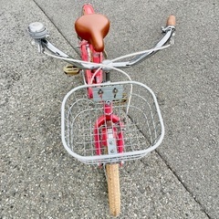 シンプルスタイルAicle18インチキッズ自転車の画像