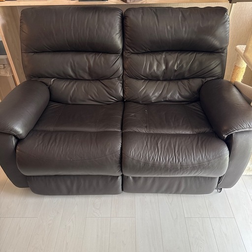 ニトリ　リクライニングソファ　2人掛け