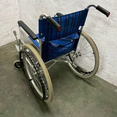 カワムラサイクル 自走式車椅子 介護用品 車いす 折りたたみ可能 介助 看護 店舗 店舗什器 アルミフレーム スタンダード Y2061の画像