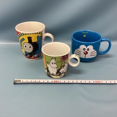 2508-19  キャラクターマグカップ　3個セットの画像