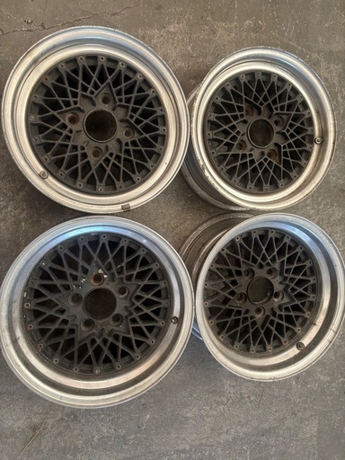 SSR旧車ホイール4本、