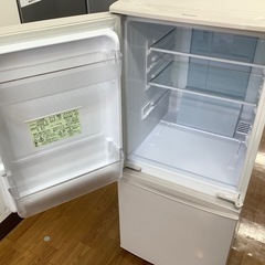 SHARP シャープ 2ドア冷蔵庫 SJ-PD14A-C 2015年製【トレファク 川越店】の画像