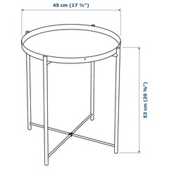 IKEA GLADOM　トレイテーブル　棚の画像