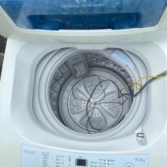 中古　Haier 洗濯機 4.2kg全自動の画像