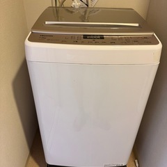 【0円／本日限定／自取】Hisense洗濯機 7kg（防音台付き） の画像