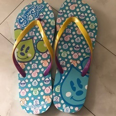 ディズニーリゾート　サマースプラッシュ ビーチサンダル　中古の画像