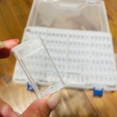 クリア収納パーツケースの画像