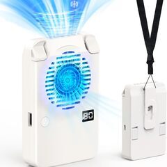 腰掛け扇風機 ハンディファン 強力 大風量 手持ち扇風機 卓上扇風機 Type-C充電式 3段階風量調節 24時間連続稼働 　転売OK　倒産品　まとめ売り　ネット商材　アマゾン引き上げ商品　メルカリ　副業の画像