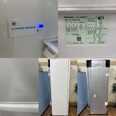 I436 🌈 ジモティー限定価格！ Panasonic 冷蔵庫 (451L) ⭐ 動作確認済 ⭐ クリーニング済の画像