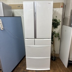 I436 🌈 ジモティー限定価格！ Panasonic 冷蔵庫 (451L) ⭐ 動作確認済 ⭐ クリーニング済の画像