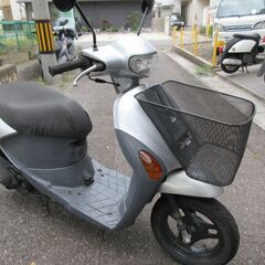 レッツ4　シルバー　スズキ　FI　エンジンオイル･バッテリー新品　4スト　原付バイク　CA45Aの画像