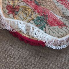 クリスマス　デコレーション　刺繍　アヒルの画像