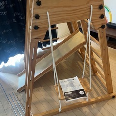 木製ジャングルジムの画像