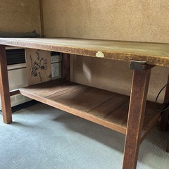 木製作業台の画像