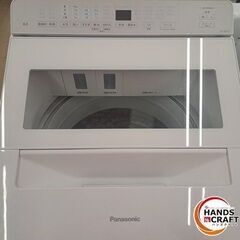 ✨パナソニック　中古　NA-F8AKE4　全自動洗濯機　８㎏　2024年製　ホワイト　６ヶ月保証✨うるま市田場✨の画像