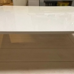 ローテーブル　白　1000円　即日お渡し可能の画像