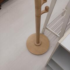 【ドリーム尾浜店】アウトレット/ポールハンガー　PS-8732　※キズあり　高さ（H)177×幅（W)39×奥行(D)39cmの画像