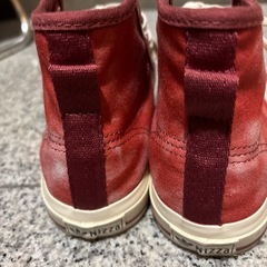 Nizza レッド ハイカットスニーカーの画像