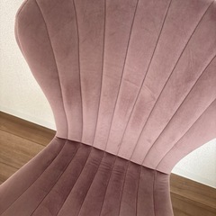 ダイニングチェア　ピンクの画像