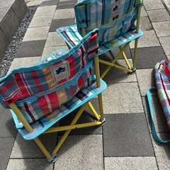 LOGOSロゴス キッズチェア☆2脚セット！の画像