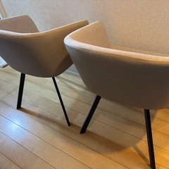 ダイニングチェアセット　4脚　回転の画像