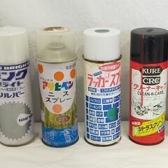 △ スプレー缶 21本おまとめ 残量半分以上 未使用品あり 経年劣化によるサビとビニール包装の破れあり 現状渡しの画像